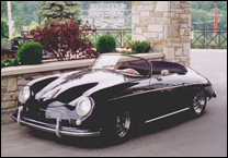 The classic Porsche convertible sports car.